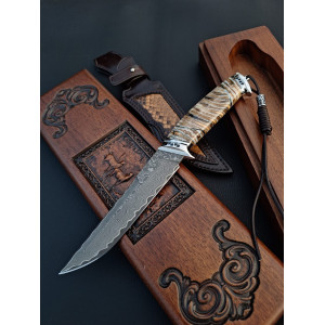 ВЕНЕЦІЯ ІІ авторський ніж ручної роботи Aleksandr Kasinec, сталь Rex 121CPM, 67 HRC. Photo 2